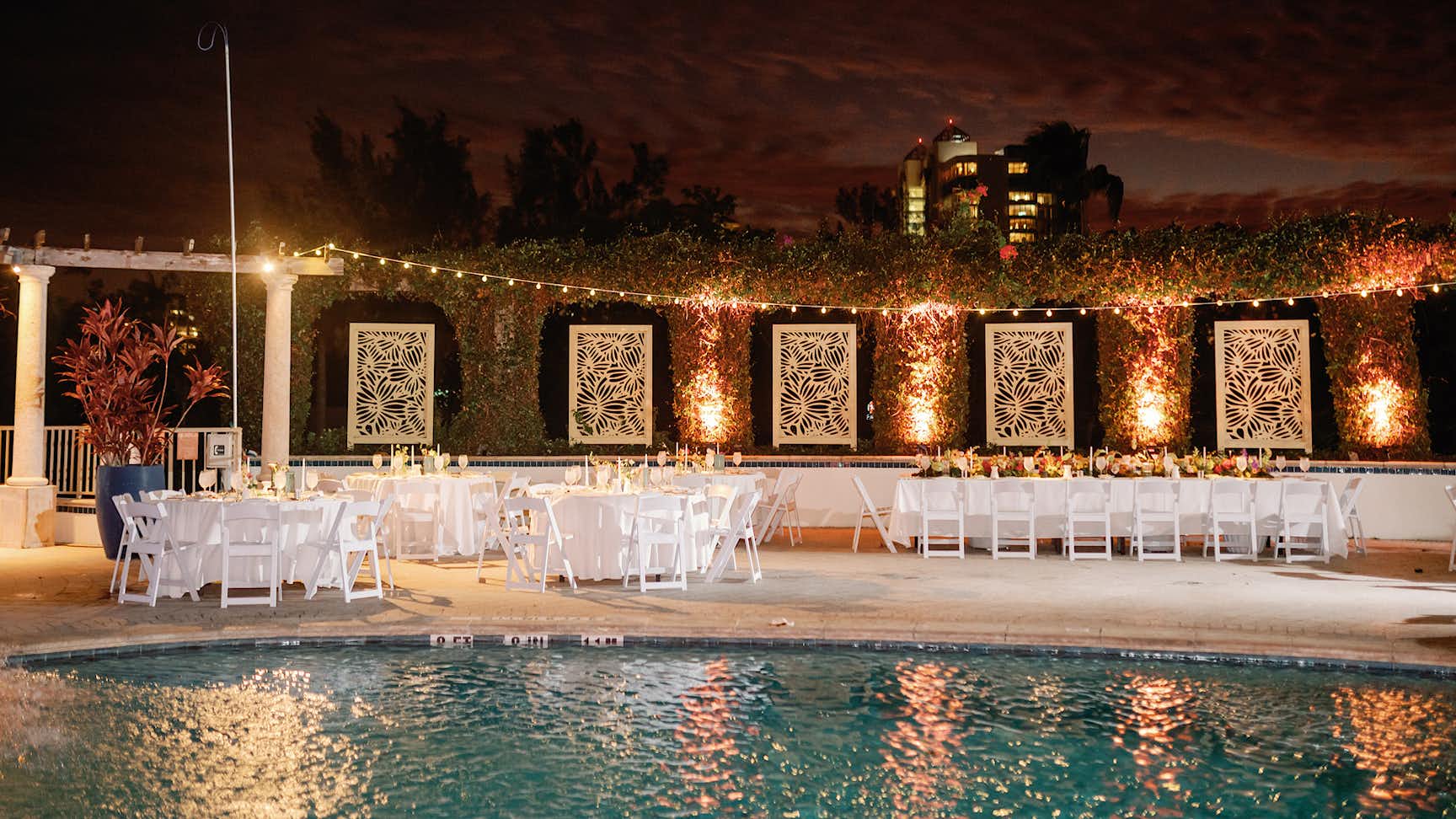 Palm terrace pool naples grande